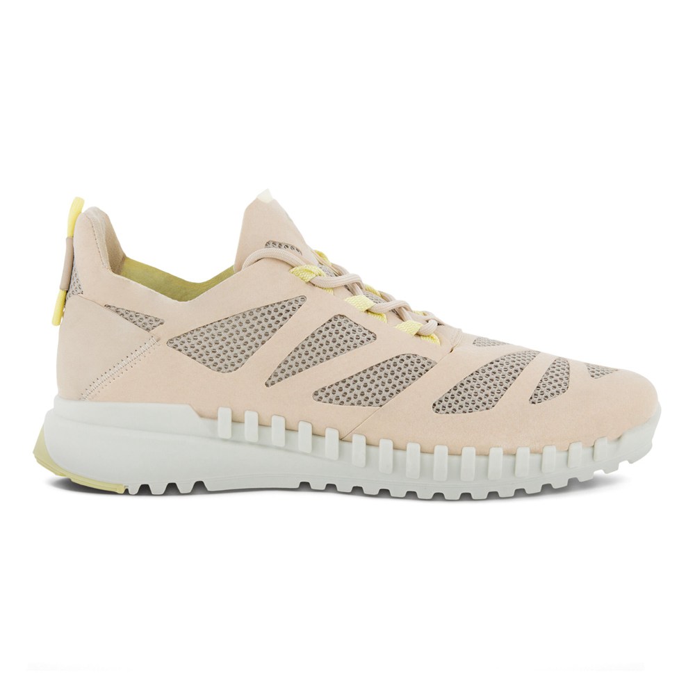 Tenis Mujer - ECCO Zipflex Bajos Tex - Beige - DGH173962